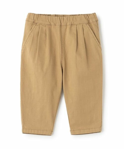 petit main / プティマイン その他パンツ | のびのび8分パンツ（薄ベージュ）