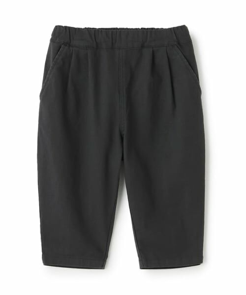 petit main / プティマイン その他パンツ | のびのび8分パンツ（チャコール）