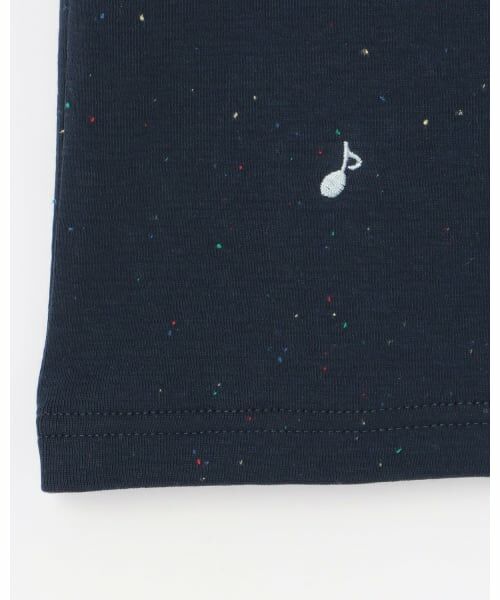 petit main / プティマイン Tシャツ | 【いないいないばあっ！】音符刺繍半袖Tシャツ | 詳細14