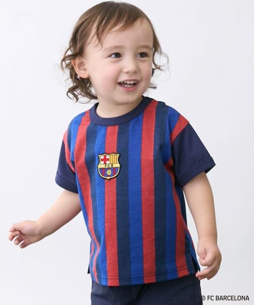 petit main / プティマイン Tシャツ | 【FC BARCELONA】接触冷感ワッペンTシャツ（マルチ）