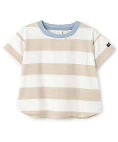 petit main / プティマイン Tシャツ | 【WEB限定カラーあり/食品防汚】ボーダー半袖Tシャツ