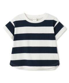 petit main / プティマイン Tシャツ | 【WEB限定カラーあり/食品防汚】ボーダー半袖Tシャツ