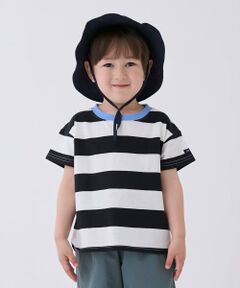 petit main / プティマイン Tシャツ | 【WEB限定カラーあり/食品防汚】ボーダー半袖Tシャツ