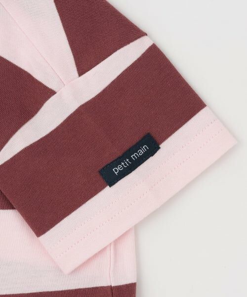 petit main / プティマイン Tシャツ | 【WEB限定カラーあり/食品防汚】ボーダー半袖Tシャツ | 詳細11