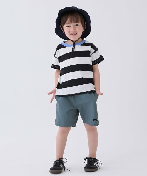 petit main / プティマイン Tシャツ | 【WEB限定カラーあり/食品防汚】ボーダー半袖Tシャツ | 詳細4