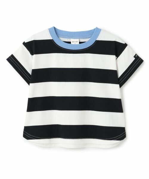 petit main / プティマイン Tシャツ | 【WEB限定カラーあり/食品防汚】ボーダー半袖Tシャツ | 詳細5