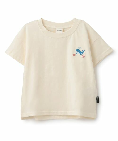 petit main / プティマイン Tシャツ | 【食品防汚】刺しゅう半袖Tシャツ | 詳細13