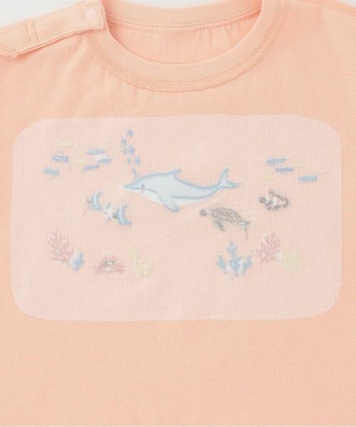 petit main / プティマイン Tシャツ | 【接触冷感】海の生き物刺しゅうTシャツ | 詳細3