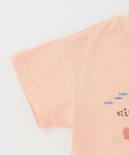 petit main / プティマイン Tシャツ | 【接触冷感】海の生き物刺しゅうTシャツ | 詳細4