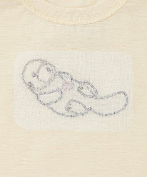 petit main / プティマイン ルームウェア | 【接触冷感】海の仲間アップリケ半袖Tシャツ | 詳細3