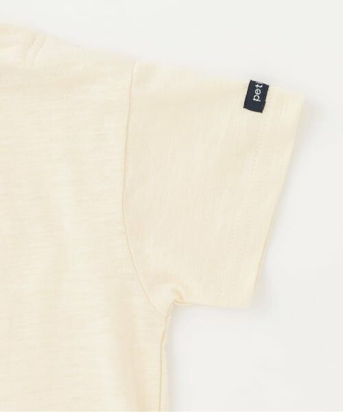 petit main / プティマイン ルームウェア | 【接触冷感】海の仲間アップリケ半袖Tシャツ | 詳細4