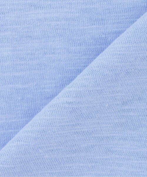 petit main / プティマイン Tシャツ | 【接触冷感】マリン刺しゅう袖ラインTシャツ | 詳細7