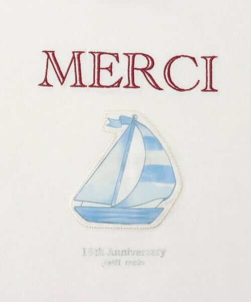 petit main / プティマイン Tシャツ | 【リンク】15th MERCI袖折り返し半袖Tシャツ | 詳細14