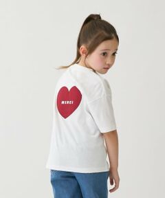 petit main / プティマイン Tシャツ | 【接触冷感】バックアップリケ半袖Tシャツ
