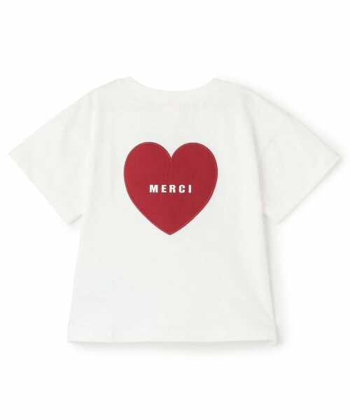 petit main / プティマイン Tシャツ | 【接触冷感】バックアップリケ半袖Tシャツ | 詳細10