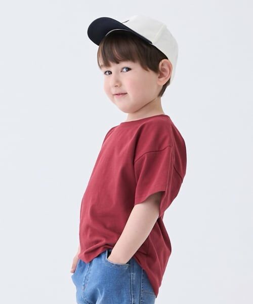 petit main / プティマイン Tシャツ | 【接触冷感】バックアップリケ半袖Tシャツ | 詳細2