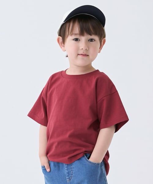 petit main / プティマイン Tシャツ | 【接触冷感】バックアップリケ半袖Tシャツ | 詳細3