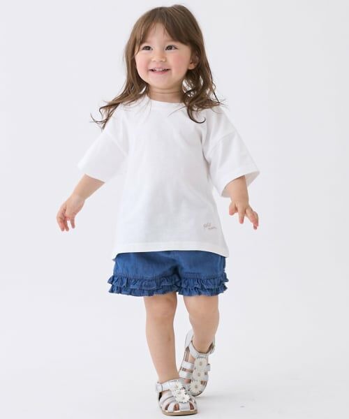 petit main / プティマイン Tシャツ | 【接触冷感】バックアップリケ半袖Tシャツ | 詳細9