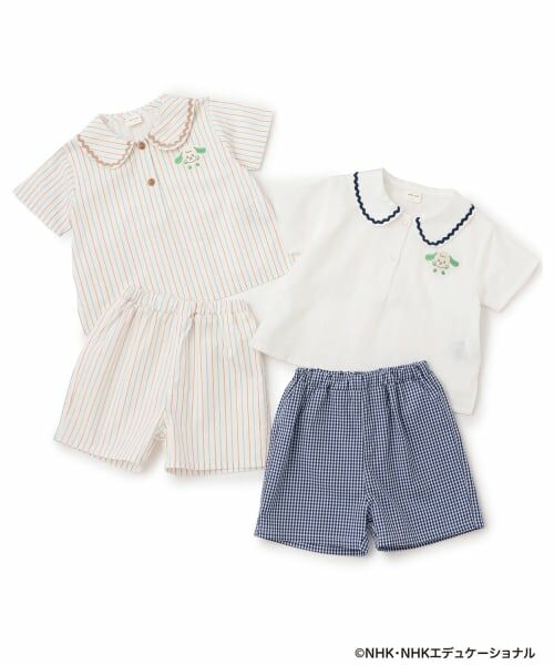 petit main / プティマイン シャツ・ブラウス | 【いないいないばあっ！】衿つきセットアップ | 詳細13