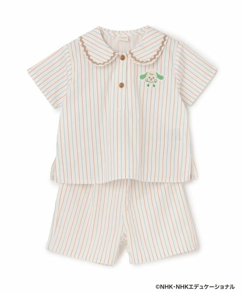 petit main / プティマイン シャツ・ブラウス | 【いないいないばあっ！】衿つきセットアップ | 詳細4