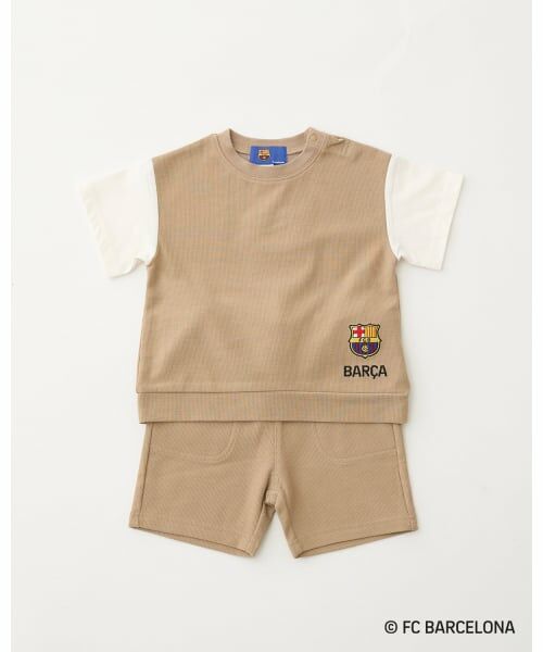 petit main / プティマイン その他トップス | 【FC BARCELONA】カットセットアップ | 詳細11