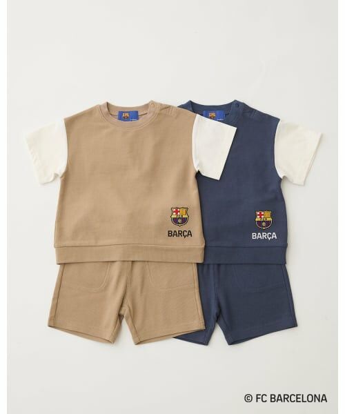 petit main / プティマイン その他トップス | 【FC BARCELONA】カットセットアップ | 詳細17