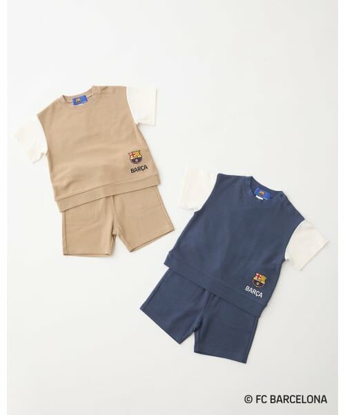 petit main / プティマイン その他トップス | 【FC BARCELONA】カットセットアップ | 詳細18