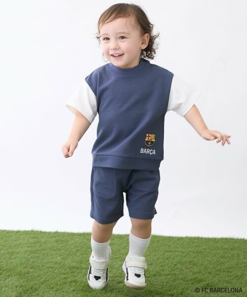 petit main / プティマイン その他トップス | 【FC BARCELONA】カットセットアップ | 詳細7