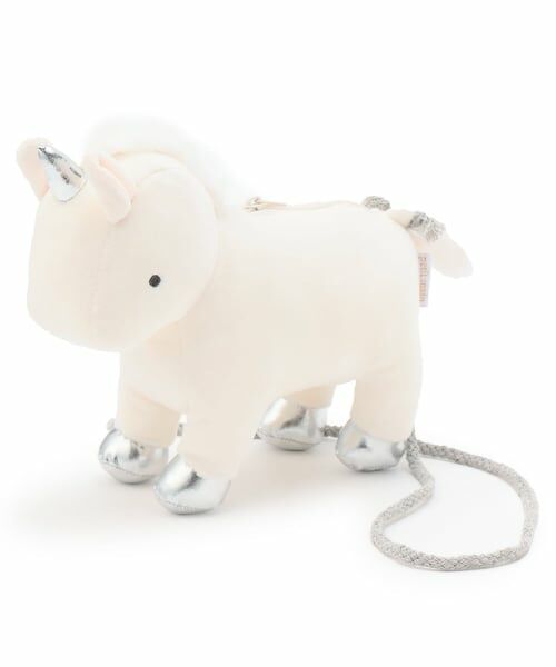 petit main / プティマイン ショルダーバッグ | ぬいぐるみポシェット（アイボリー）