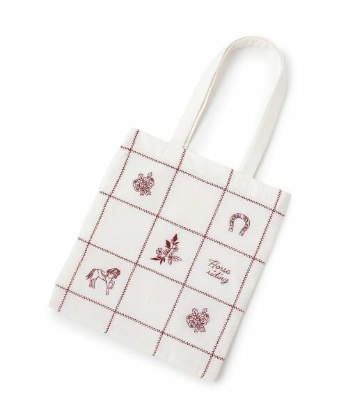 petit main / プティマイン リュック・バックパック | 【親子リンク】インド綿刺しゅうトートバッグ（生成）
