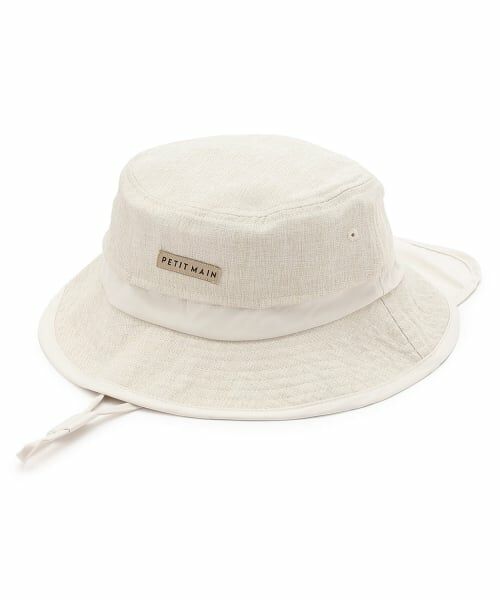 petit main / プティマイン ハット | 【UV】ポケッタブルバケットハット（オートミール）