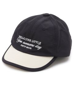 petit main / プティマイン キャップ | 【UV】バイカラー刺しゅうキャップ