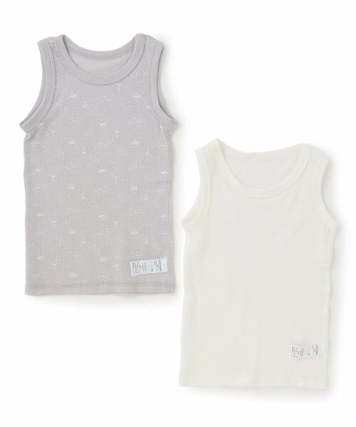 petit main / プティマイン その他インナー・ルームウェア | 【弱酸性】メッシュタンク肌着2P（オフ ホワイト）