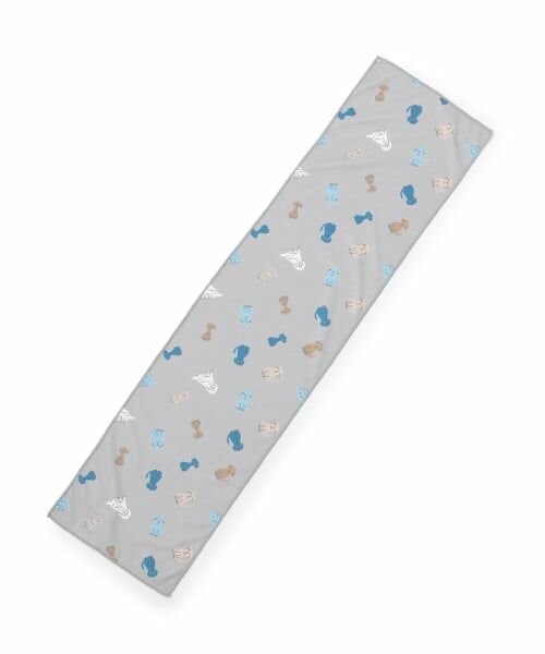 petit main / プティマイン タオル | 【シリコンケース&カラビナ付】ひんやりタオル（グレー）