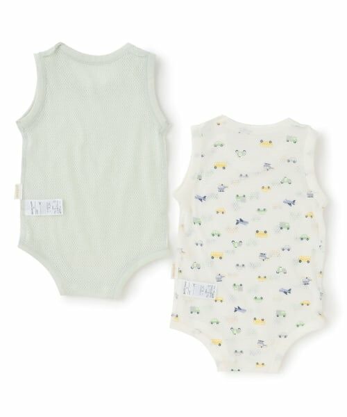 petit main / プティマイン ロンパース | 【弱酸性】メッシュタンクロンパース | 詳細1