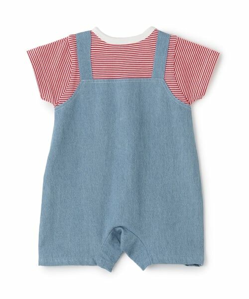 petit main / プティマイン ロンパース | サロペットカバーオール | 詳細1