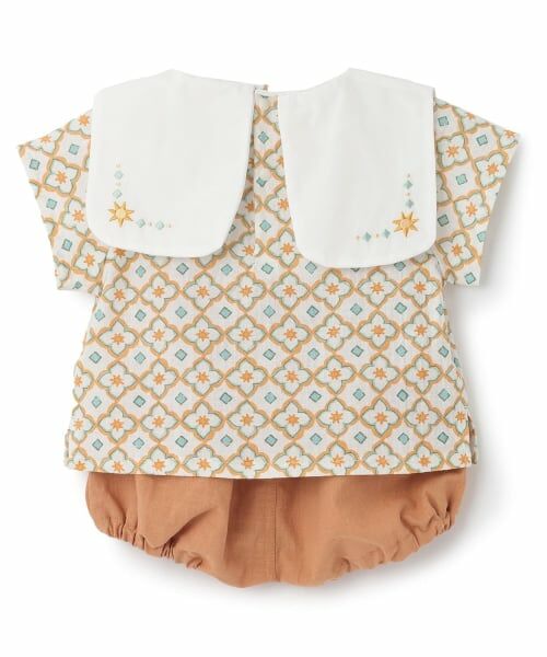 petit main / プティマイン ベビー・キッズウエア | おひさま柄セットアップ | 詳細1