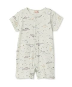 petit main / プティマイン ロンパース | 【涼感加工】アソート総柄カバーオール