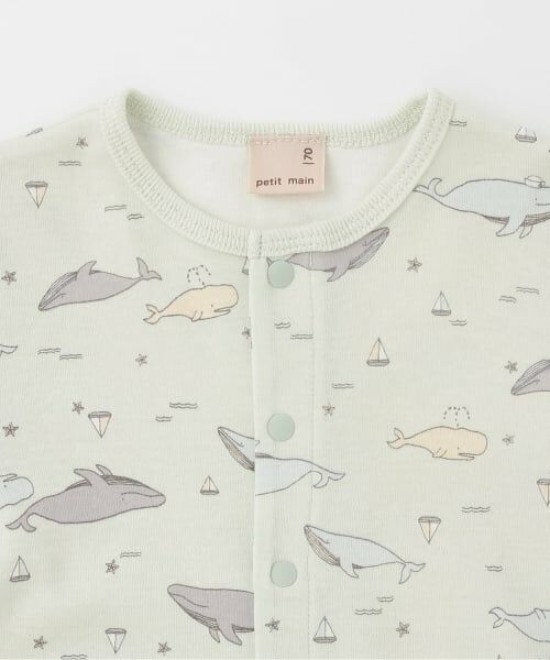 petit main / プティマイン ロンパース | 【涼感加工】アソート総柄カバーオール | 詳細2