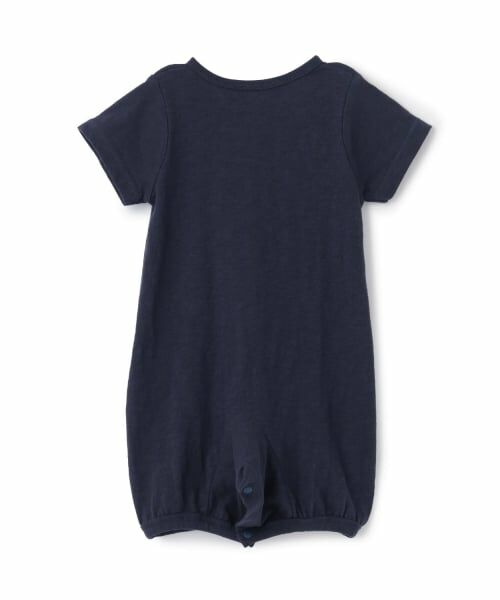 petit main / プティマイン ロンパース | 海の生き物刺しゅう2wayオール | 詳細1