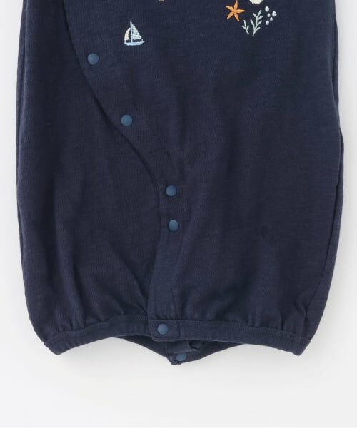 petit main / プティマイン ロンパース | 海の生き物刺しゅう2wayオール | 詳細7