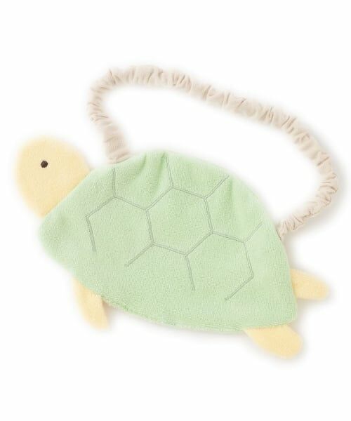 petit main / プティマイン スタイ・ビブ | 海の生き物スタイ（ライト グリーン）