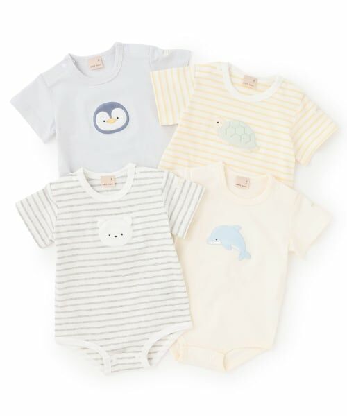 petit main / プティマイン ロンパース | 【オーガニック】海の生き物ロンパース | 詳細13