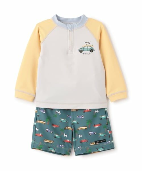 petit main / プティマイン 水着・スイムグッズ | 【SWIM】Boysアソートセットアップ水着（黄）