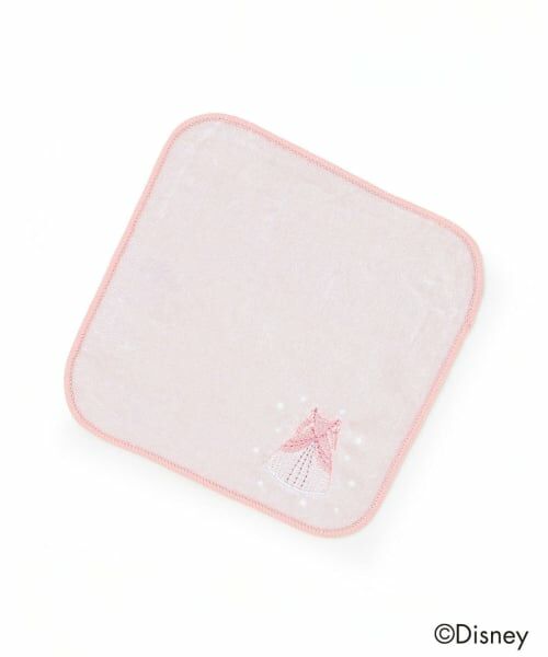 petit main / プティマイン ハンカチ | 【Disney】タオルハンカチ（ライト ピンク）