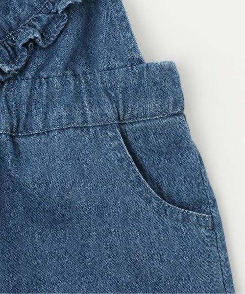 petit main / プティマイン ミニ・ひざ丈スカート | ハートサロペスカート | 詳細3