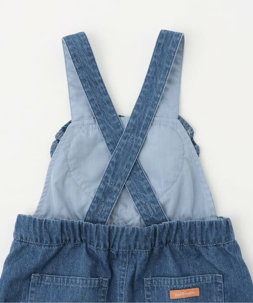 petit main / プティマイン ミニ・ひざ丈スカート | ハートサロペスカート | 詳細5