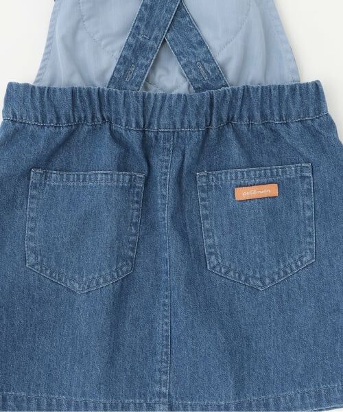 petit main / プティマイン ミニ・ひざ丈スカート | ハートサロペスカート | 詳細7