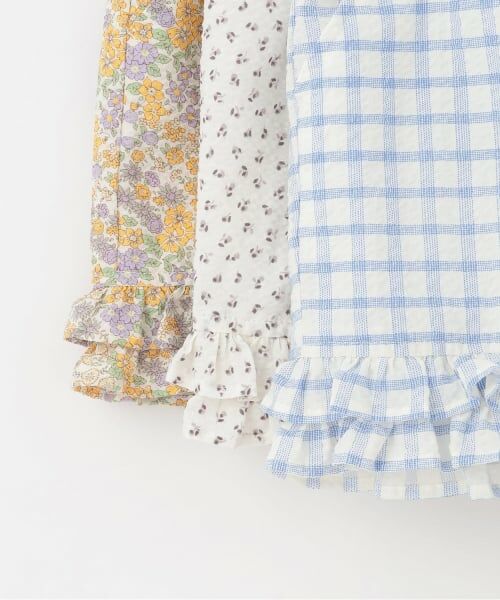 petit main / プティマイン ショート・ハーフ・半端丈パンツ | 【接触冷感/リンク】ちびフリルショートパンツ | 詳細6