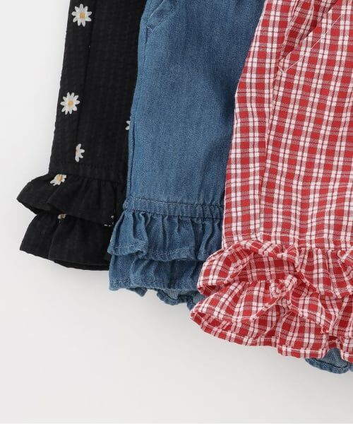 petit main / プティマイン ショート・ハーフ・半端丈パンツ | 【接触冷感/リンク】ちびフリルショートパンツ | 詳細7